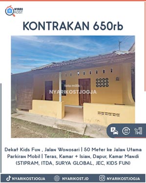info kontrakan jogja murah 870 1