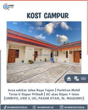 info kost campur jogja dengan dapur 843 1