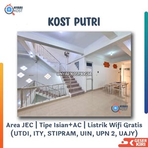 info kost putri jogja JEC UPN kamar 632 1