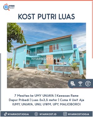 info kost putri jogja dekat umy ada dapur 863 1