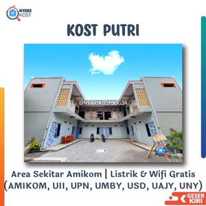 info kost putri jogja dekat upn amikom instiper yogyakarta kamar 546 1