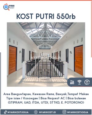 info kost putri jogja murah cuma 550rb aja 868 1