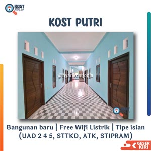 info kost putri jogja sttkd atk 406 1