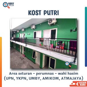 info kost putri jogja upn ykpn 348 1