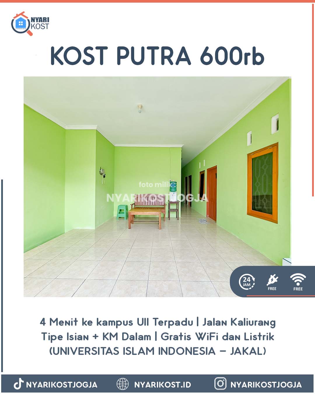 kos jogja murah dekat kampus uii jakal 453 1