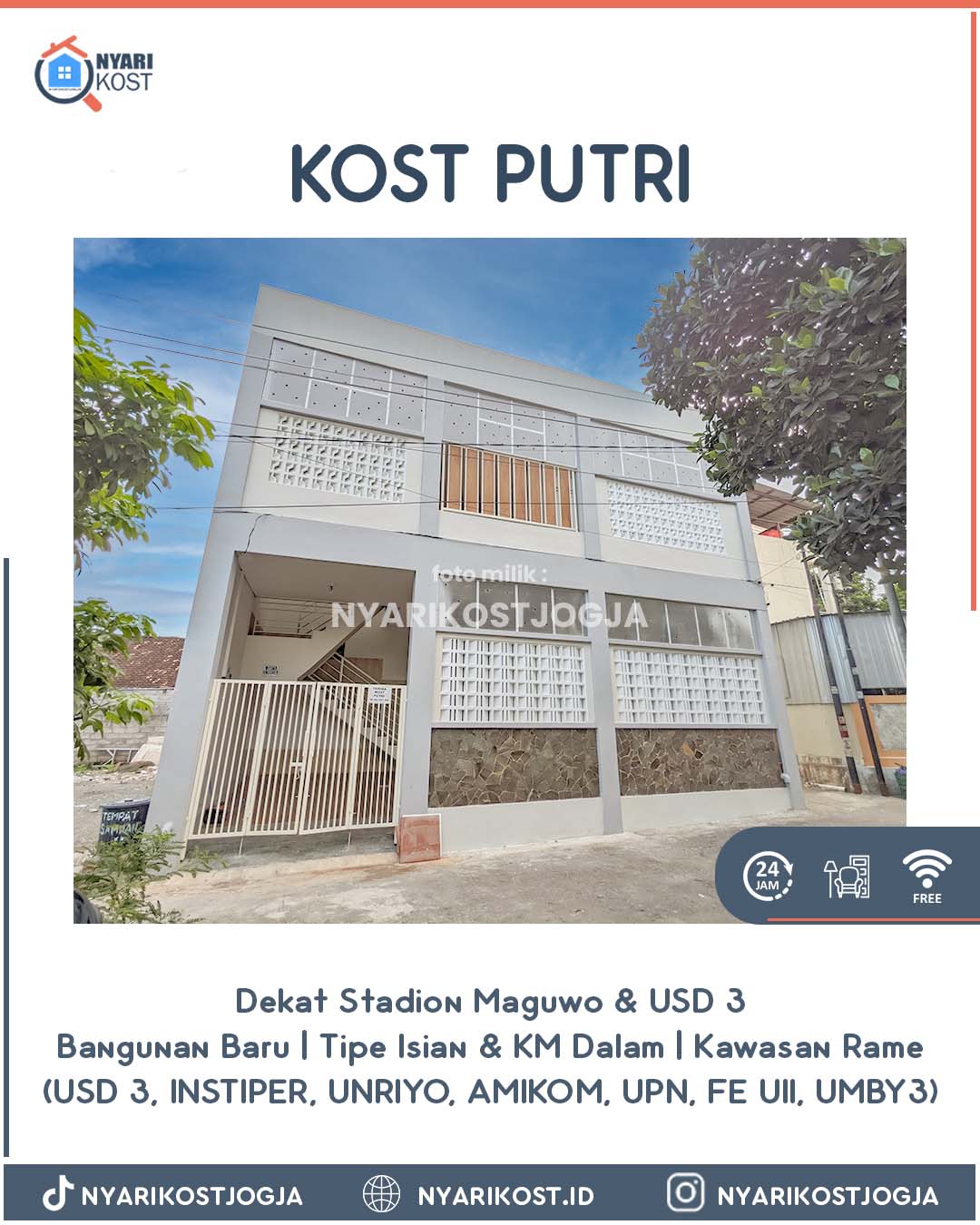 kos jogja murah dekat sadhar maguwo 883 1