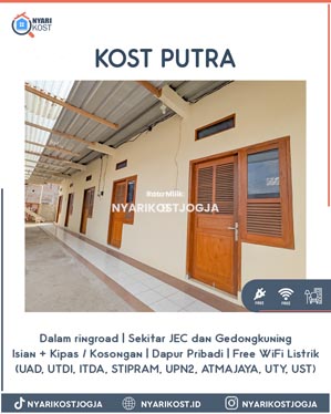 kos jogja untuk putra dekat upn uad atmajaya babarsari 905 1