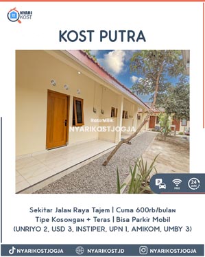 kos putra jogja jalan raya tahem 907 1