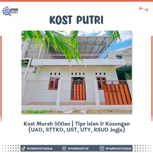 kost jogja murah 500 rb 832 1A